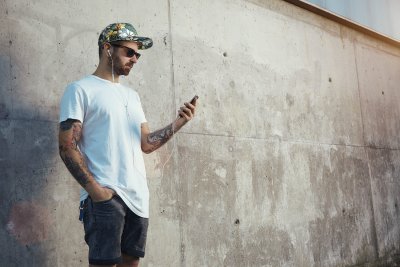 Caps - Gårda Flowers Snapback (light blue)