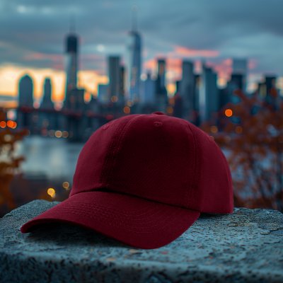Cap - Gårda Jones Basic Dadcap (burgundy)