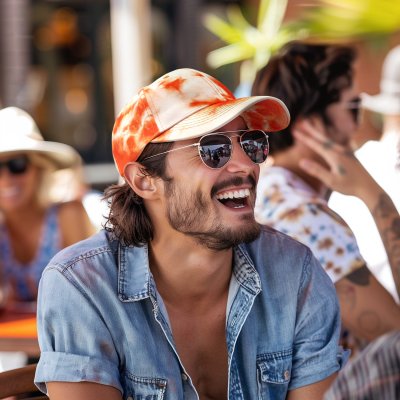 Caps - Gårda Marble Baseball (orange)