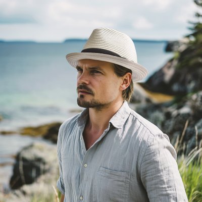 Hats - Gårda Carona Trilby (white)