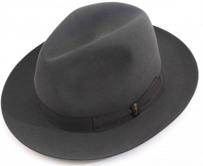 Hats - Borsalino Marengo Wide Brim Fedora (grey)