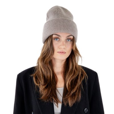 Beanies - Gårda Angora Beanie (greige)