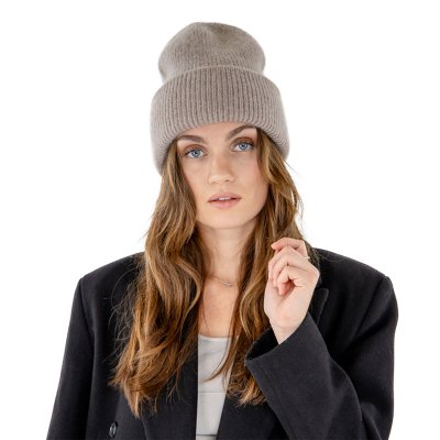 Beanies - Gårda Angora Beanie (greige)