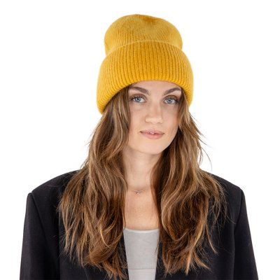Beanies - Gårda Angora Beanie (yellow)