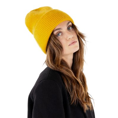 Beanies - Gårda Angora Beanie (yellow)
