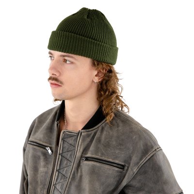 Beanies - Gårda Loxley Knitted Docker Beanie (green)