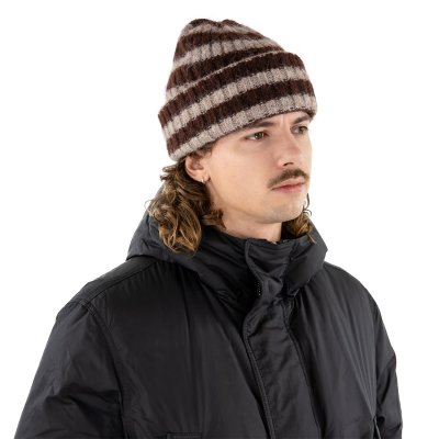 Beanies - Gårda Isfjord Slouch Beanie (brown/khaki)