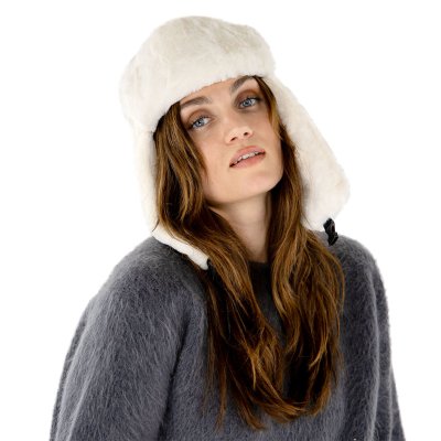 Trapper hat - Gårda Angora Trapper Hat (white)