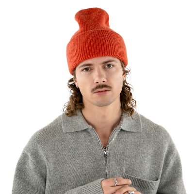 Beanies - Gårda Angora Beanie (orange)