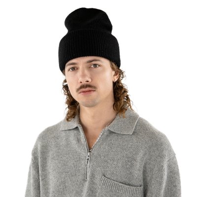 Beanies - Gårda Angora Beanie (black)