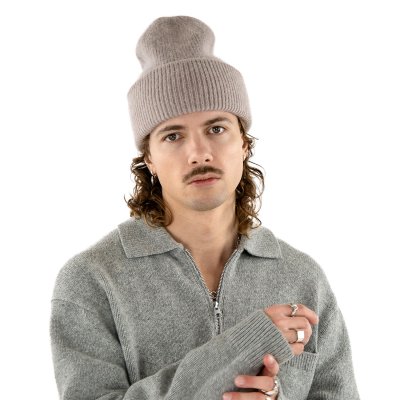Beanies - Gårda Angora Beanie (greige)