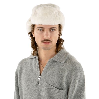 Trapper hat - Gårda Angora Trapper Hat (white)