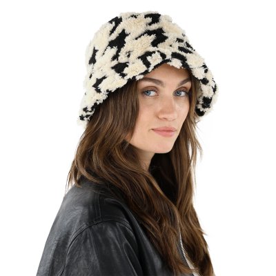 Hats - Gårda Visina Bucket hat (black/white)