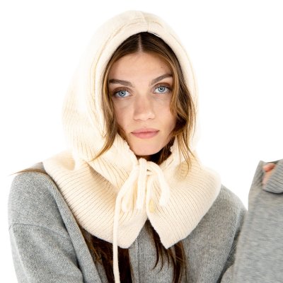 Balaclava - Gårda Ranua Knitted Balaclava (cream)