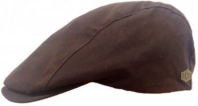Flat cap - MJM Daffy Wax Cotton (brown)