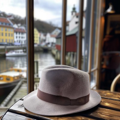Hats - Gårda Brighton Fedora (grey)
