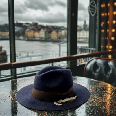 Hats - Gårda York Fedora (navy)
