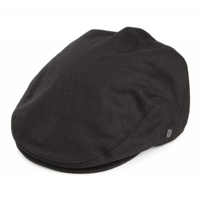 Flat cap - Jaxon Hats Cotton Flat Cap (black)