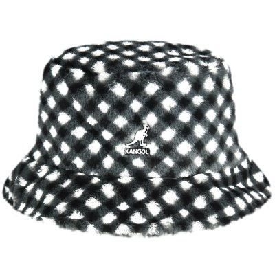 Hats - Kangol Faux Fur Bucket (black)