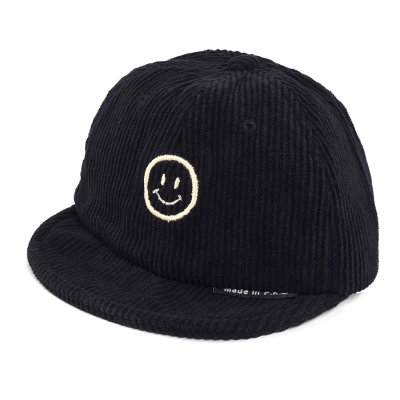 Cap Kids - Gårda Smile Corduroy Cap (black)