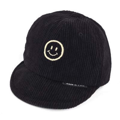 Cap Kids - Gårda Smile Corduroy Cap (black)
