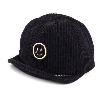 Cap Kids - Gårda Smile Corduroy Cap (black)