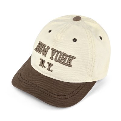 Cap Kids - Gårda New York Baseball Cap (cream/brown)