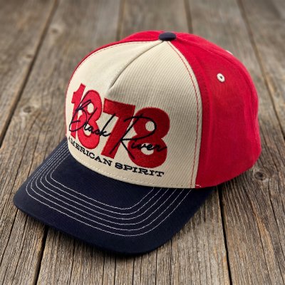 Cap - Black River 1878 Trucker (cream/red/navy)