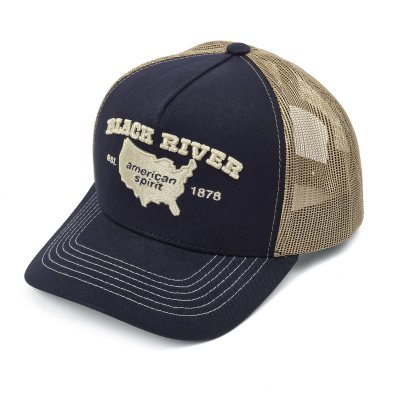 Cap - Black River America Trucker (navy/cream)