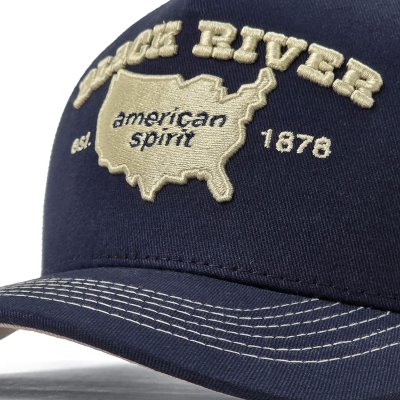 Cap - Black River America Trucker (navy/cream)