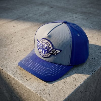 Cap - Black River Voyager Trucker (blue)