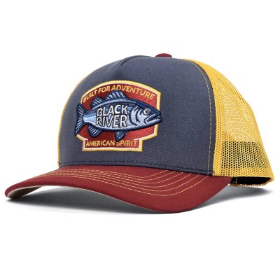 Cap - Black River Adventure Trucker (blue/beige/red)
