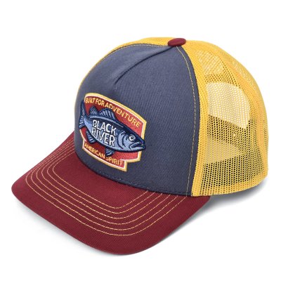 Cap - Black River Adventure Trucker (blue/beige/red)