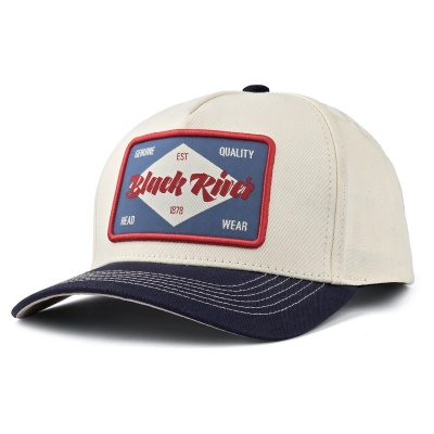 Cap - Black River Atlanta Cotton Snapback (off-white/navy)