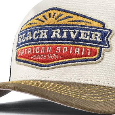 Cap - Black River Beacon Trucker (off-white/blue/green)