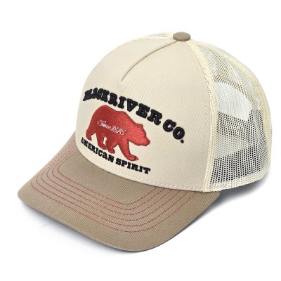 Cap - Black River Bear Trucker (cream/beige)