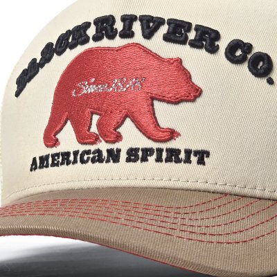 Cap - Black River Bear Trucker (cream/beige)