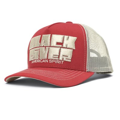 Cap - Black River Bold Logo Trucker (red/cream)
