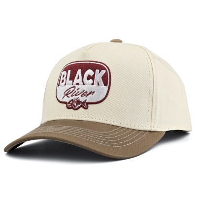 Cap - Black River Charleston Cotton Snapback (off-white/khaki)