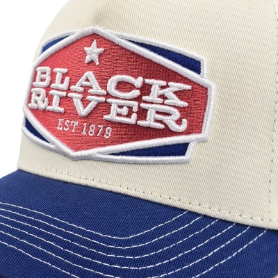 Cap - Black River Cincinnati Cotton Snapback (off-white/blue)