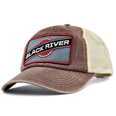 Cap - Black River Dayton Washed Trucker (brown)