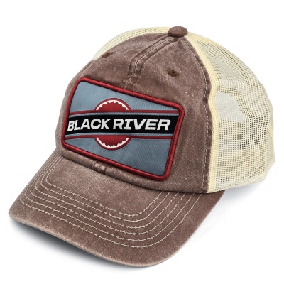 Cap - Black River Dayton Washed Trucker (brown)