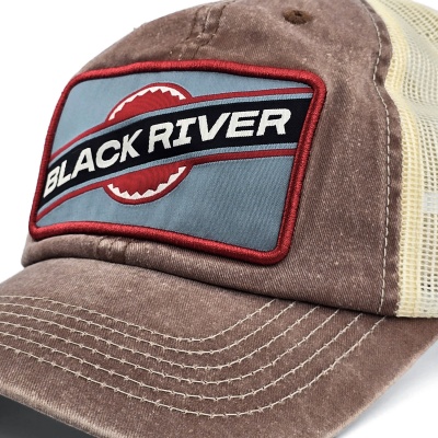 Cap - Black River Dayton Washed Trucker (brown)