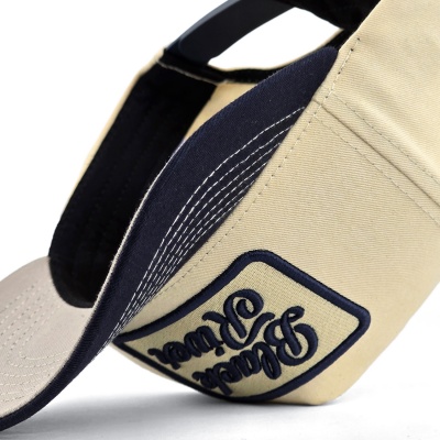 Cap - Black River Denver Cotton Snapback (cream/navy)