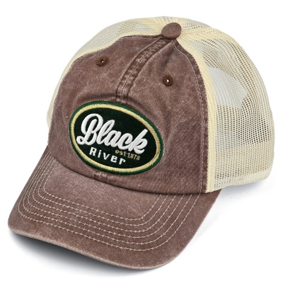 Cap - Black River Eugene Washed Trucker (brown/cream)