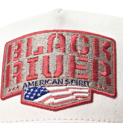 Cap - Black River Frontier Trucker (off-white/blue/red)