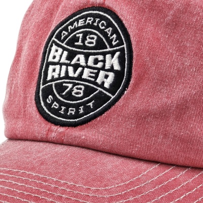 Cap - Black River Knoxville Washed Trucker (red/cream)
