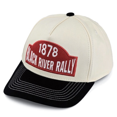 Cap - Black River Louisville Cotton Snapback (off-white/black)