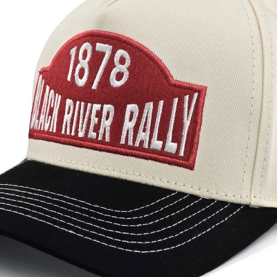 Cap - Black River Louisville Cotton Snapback (off-white/black)