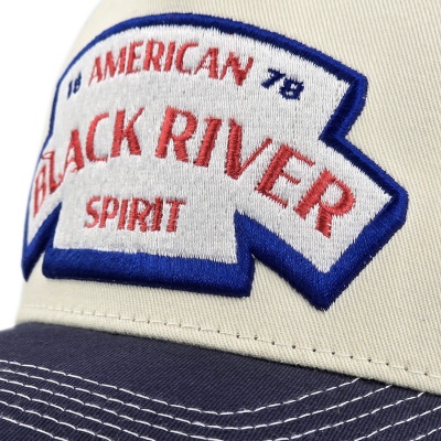 Cap - Black River Nashville Cotton Snapback (off-white/navy)